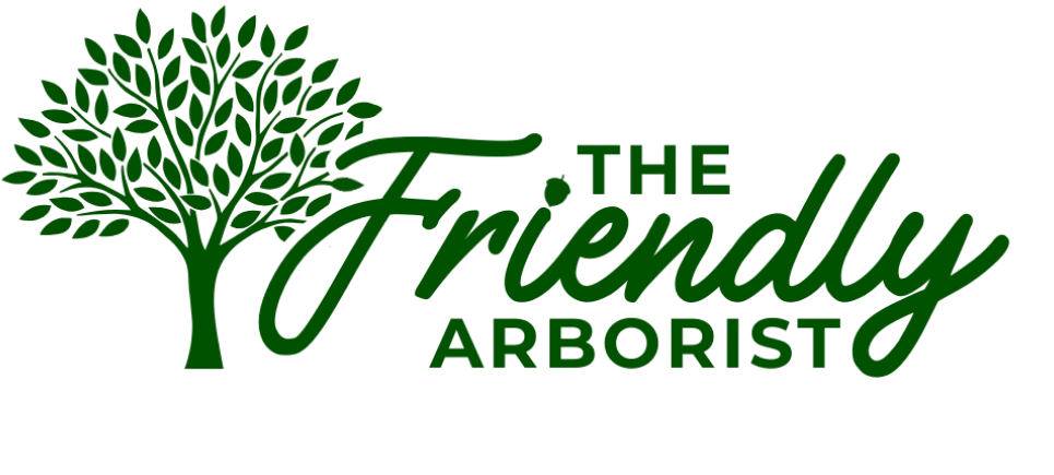 the friendly arborist logo green